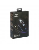 Геймърска мишка Aula S22, Оптична, 6D, RGB, Черен - 742