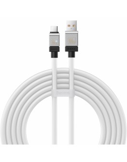 Кабел за данни Baseus CoolPlay, Type-C, 100W, 2.0m, Бял - 40448