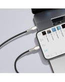 Кабел за данни Baseus Cafule, Type-C - Lightning, 20W, 1.0m, Черен - 40475