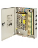 Импулсен захранващ блок No brand, 12V/20A, 18 Изхода, Метална кутия, Сив - 347