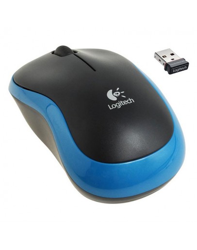 LOGITECH M185 Wireless Mouse - BLUE -