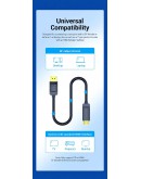 Vention кабел Cable DisplayPort to HDMI 3.0m - 4K, Gold Plated - HAGBI