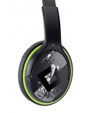 Genius слушалки с микрофон Headset HS-400A - 3.5 mm, Mic, Black/Green