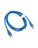 Lanberg extension cable USB 3.0 AM-AF, 1.8m, blue