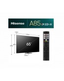 Hisense 65 A85N, 4K UHD OLED Smart TV, 120Hz, HDMI