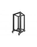Lanberg open rack 22U 600x800, black