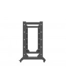 Lanberg open rack 22U 600x800, black