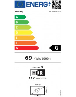 Samsung LED 50U8072 50 Smart, 4K Ultra HD, 50Hz Mo