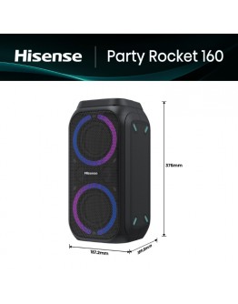 Hisense Party speaker 2.0 Ch., 160W, BT, 12h play,