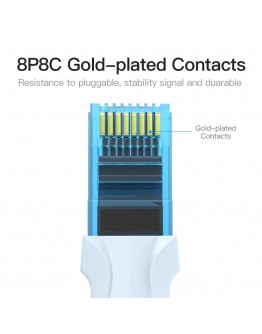 Vention Кабел LAN UTP Cat5e Patch Cable - 1M Blue - VAP-A10-S100