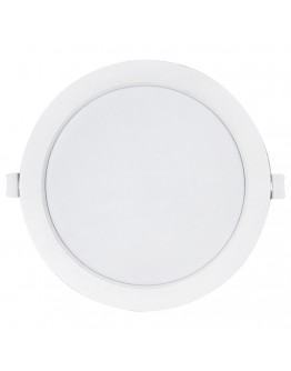 LED панел за вграждане DeTech, 22W, 4000K, Кръг, Бял - 77016