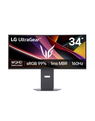 Монитор LG 34G600A-B, 34, UltraGear 21:9 Curved, VA, 1ms M