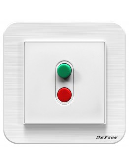 Ключ за бойлер DeTech DE-9223-AC, 20A, 250V, За вграждане, IP20, Бял - 75038