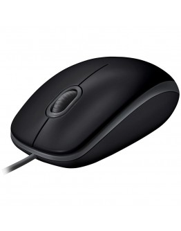 LOGITECH B110 Corded Mouse - SILENT - BLACK - USB
