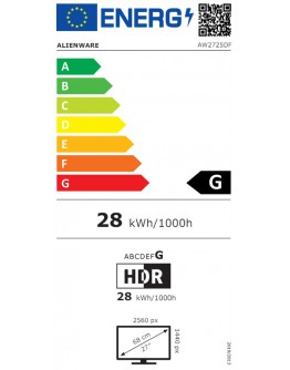 Монитор Dell Alienware AW2725DF, 26.7 QD-OLED Anti-reflect