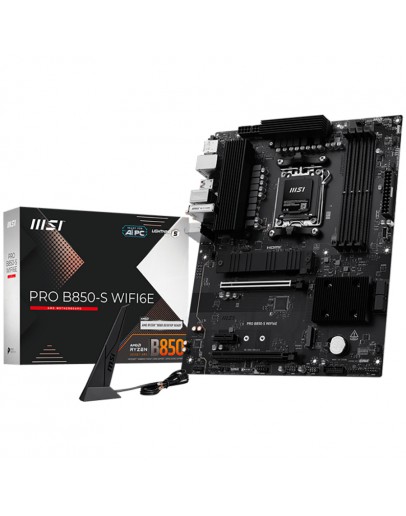 MSI PRO B850-S WIFI6E, ATX, Socket AM5, 4x DDR5