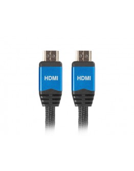 Lanberg HDMI M/M V2.0 cable 1m CU, black premium