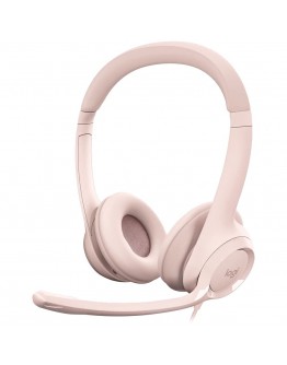 LOGITECH H390 Corded Headset - ROSE -