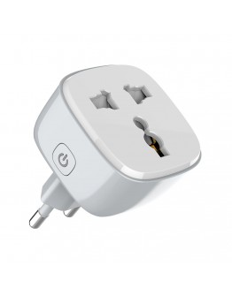 Смарт контакт LDNIO SCW1050, 220V, 10A, Wi-Fi, Tuya Smart, Бял - 40297