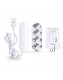 Смарт сензор No brand PST-WW002, За алармиране при наводнение, Wi-Fi, Tuya Smart, Бял - 91005