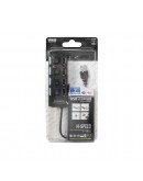 USB хъб No Brand, USB 2.0, 4 Порта, Черен - 12053