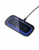 Безжично зарядно устройство Remax Walking RP-W75, Qi, 2в1, 30W, Черен - 40329