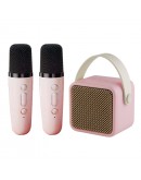 Тонколона Kisonli G23, Караоке, Bluetooth, USB, SD, AUX, RGB, Черен - 22298