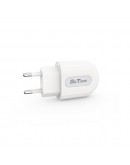 Мрежово зарядно устройство DeTech DE-28i, 5V/2.1A, 220V,1 x USB, С Lightning кабел, 1.0m, Бял - 14134