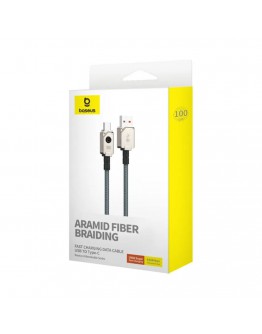 Кабел за данни Baseus Unbreakable, Type-C, 100W, 1.0m, Черен - 40427