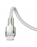 Кабел за данни Baseus Cafule, Type-C - Lightning, 20W, 1.0m, Бял - 40476