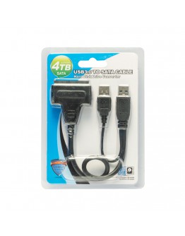 Преходник, No brand, USB 3.0 към SATA, Черен - 18295