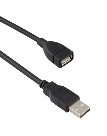 Кабел DeTech USB F - USB M удължител, 3m, HQ - 18009