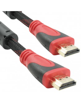 Кабел DeTech HDMI - HDMI M/М, 1.8m, С оплетка и ферит -18018
