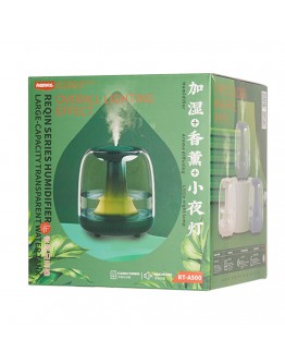 Ултразвуков овлажнител Remax RT-A500 Pro Reqin, 1.2L, Арома дифузер, Различни цветове - 40314