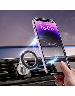 Магнитна стойка за телефон Earldom ET-EH177, Универсална, Черен - 17783