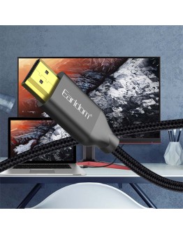 Кабел Earldom ET-W26 HDMI - HDMI, 3м., 4K, С оплетка, Черен - 18385