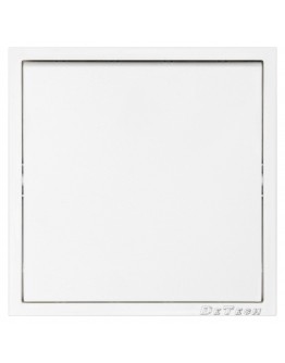 Единичен електрически ключ DeTech DE-9227-01, С рамка, Мат, Схема 1, 10A, 250V, За вграждане, IP20, Бял - 75105