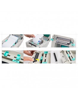 Баркод принтер, Xprinter, XP-DT425B, Термодиректен, Бял - 71205