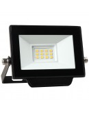 LED прожектор DeTech, 10W, 6500K, IP65, Черен - 77021