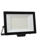 LED прожектор DeTech, 100W, 6500K, IP65, Черен - 77029