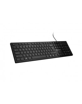 Natec Keyboard Herring Glow US, Black, Slim