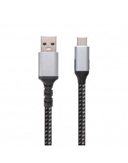 VCom Кабел USB 3.2 Gen2 Type-C / USB AM, 10Gbps, Black - CU401M-1m