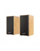 Genius тонколони Speakers 2.0 - SP-HF180 - 6W, USB, Pine Wood