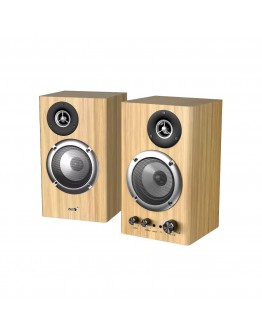 Genius тонколони Speakers 2.0 - SP-HF1812BT - 50W RMS, Bluetooth 5.3, Pine Wood