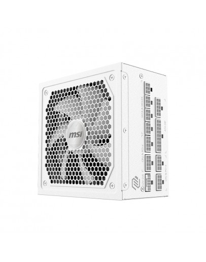 MSI MAG A1000GL PCIE5 WHITE, 1000W, 80 PLUS Gold,