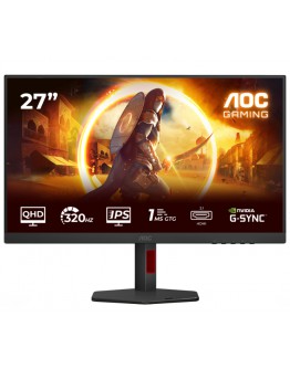 Монитор AOC Q27G4SRU, 27 Fast IPS WLED, 2560x1440@320Hz, 1