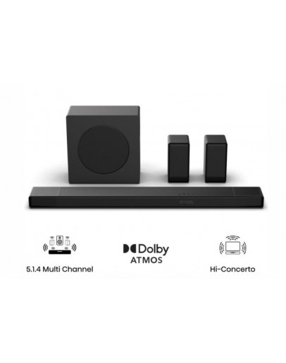 Hisense AX5140Q,  5.1.4Ch Sound Bar with Wireless 