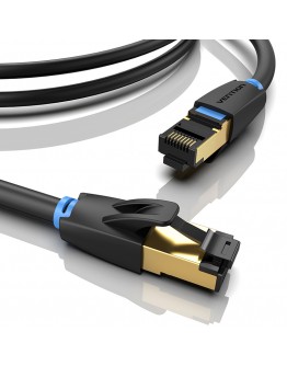 Vention Кабел LAN SFTP Cat.8 Patch Cable - 1M Black 40Gbps - IKABF