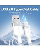 Vention Кабел USB 2.0 A Male to C Male 1.0M Black 6A Fast Charge - CTOBF