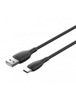 Vention Кабел USB 2.0 A Male to C Male 3A 0.25M Black - CTWBC